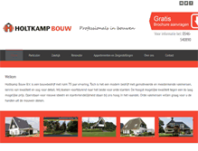 Tablet Screenshot of holtkampbouw.nl